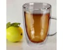 Dimono Doppelwandglas 300 ml mit Griff aus Borosilikatglas Bild 5