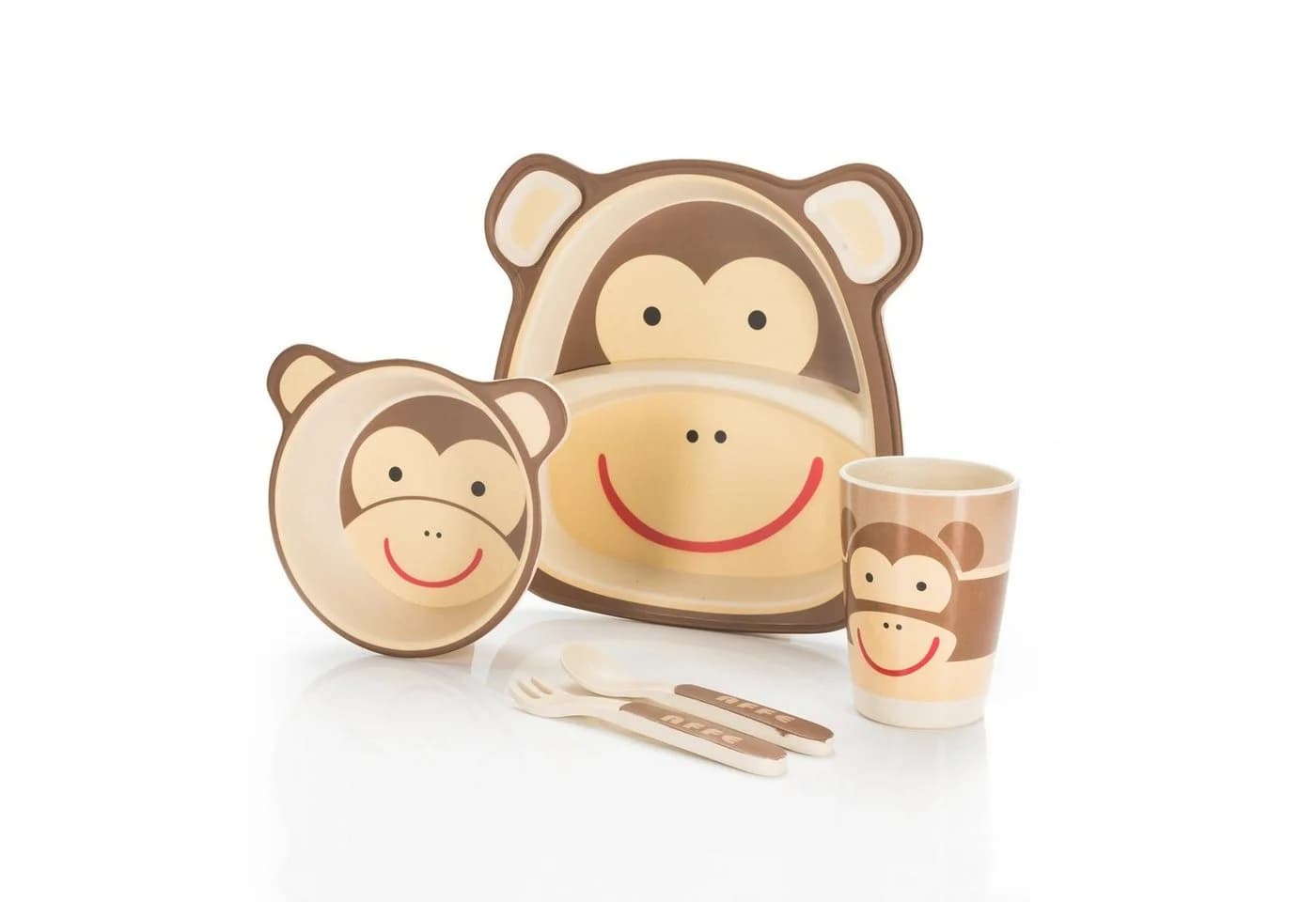 ALL KIDS UNITED Kindergeschirr-Set 5-tlg. BPA-frei mit Tier-Motiv - Bild 2