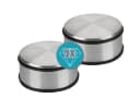 Goods+Gadgets Türstopper DIMONO Edelstahl 4er Set Silber Bild 2