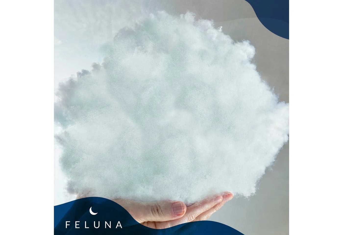Feluna Kissenfüllung Flauschige Polyesterfüllung für Kissen & Kuscheltiere