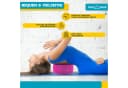 Body & Mind Meditationskissen Rosa Rundes Yogakissen EPS-Perlen Bild 1