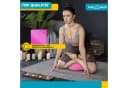 Body & Mind Meditationskissen Rosa Rundes Yogakissen EPS-Perlen Bild 5