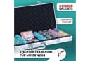 Goods+Gadgets Profi Poker Set – Pokerkoffer mit 300–500 Chips Zuhause Bild 4