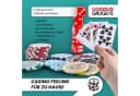 Goods+Gadgets Profi Poker Set mit 300-500 Chips und Koffer Gold Bild 1