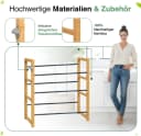 Dimono Bambus Getränkekistenregal für 2/3/6 Kisten Bild 5