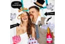 Goods+Gadgets Papier-Foto-Requisiten Set Hochzeit Selfie Sticks Bild 1