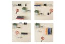 Goods+Gadgets Wandregal Pegboard Werkzeugwand Stecktafel Organizer FSC-Holz Bild 1