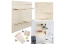 Goods+Gadgets Wandregal Pegboard Werkzeugwand Stecktafel Organizer FSC-Holz Bild 3