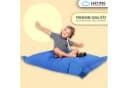 LazyBag Sitzsack XL 250 Liter Wasserfest Indoor Outdoor Blau Bild 1
