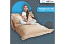 LazyBag Sitzsack XL 250 Liter Wasserfest Beige Indoor Outdoor Bild 1