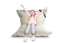 LazyBag Sitzsack XL 250 Liter Wasserfest Beige Indoor Outdoor Bild 2