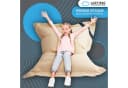 LazyBag Sitzsack XL 250 Liter Wasserfest Beige Indoor Outdoor Bild 3