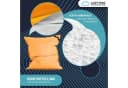 LazyBag Sitzsack XL 250 Liter Wasserfest Orange Indoor Outdoor Bild 5
