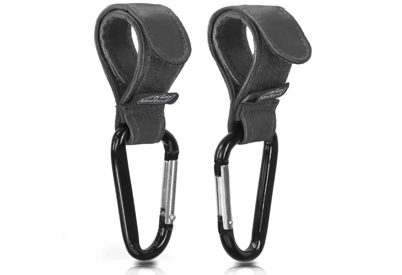 All Kids United Klebehaken Karabiner Kinderwagenhaken – Universeller Haken für Wickeltaschen - Bild 2