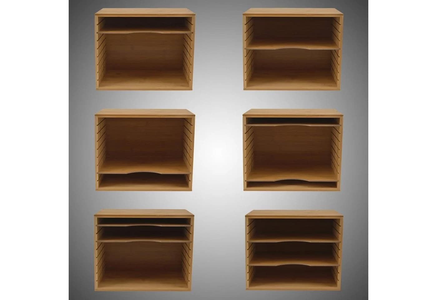 Goods+Gadgets Bambus Schreibtisch Organizer 5 Fächer - Bild 5