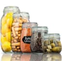 Dimono Einmachglas Set 5er mit Bügelverschluss Borosilikatglas Bild 2