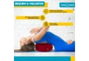 Body & Mind Meditationskissen Rotes Rundes Yogakissen EPS-Perlen Bild 1
