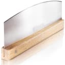 DIMONO Profi Pizzamesser mit Holzgriff – Edelstahl Pizzaschneider Bild 2