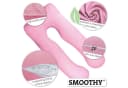 Smoothy Stillkissen U-Form Rosa Baumwolle Bild 1