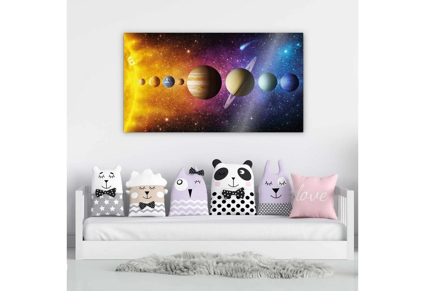 Goods+Gadgets Sonnensystem Poster XXL Wandbild Weltall Deko Bunt - Bild 4