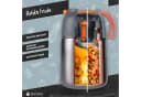 DIMONO Thermobehälter Edelstahl 500ml mit Löffel & Silikonband Bild 1