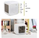 Goods+Gadgets LED Würfelwecker mit Temperatur und Kalender Bild 5