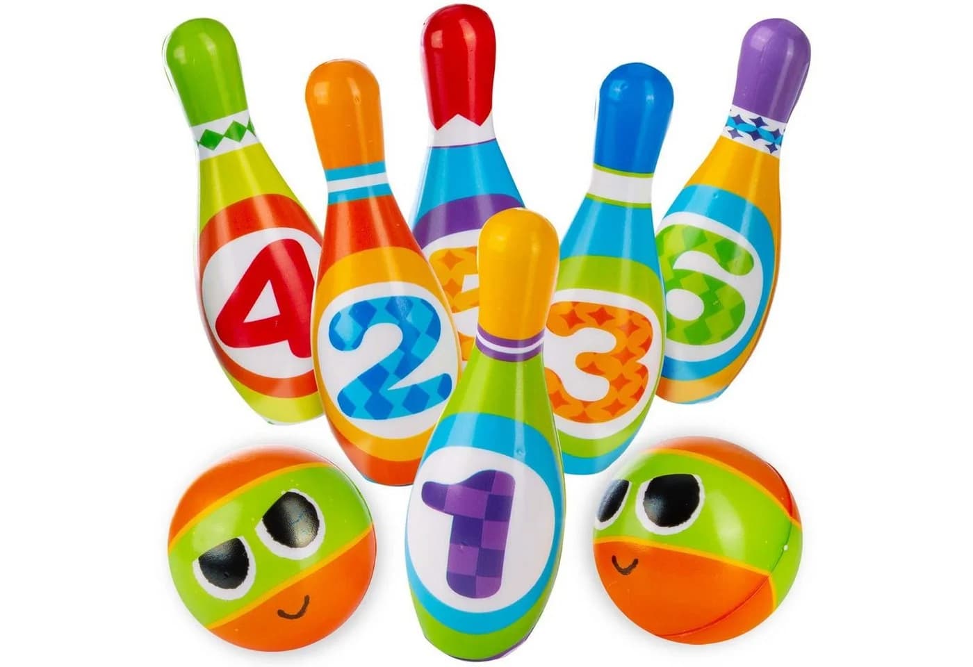 All Kids United Kinder Bowling Set XXL – Outdoor-Spielzeug mit Bällen - Bild 2