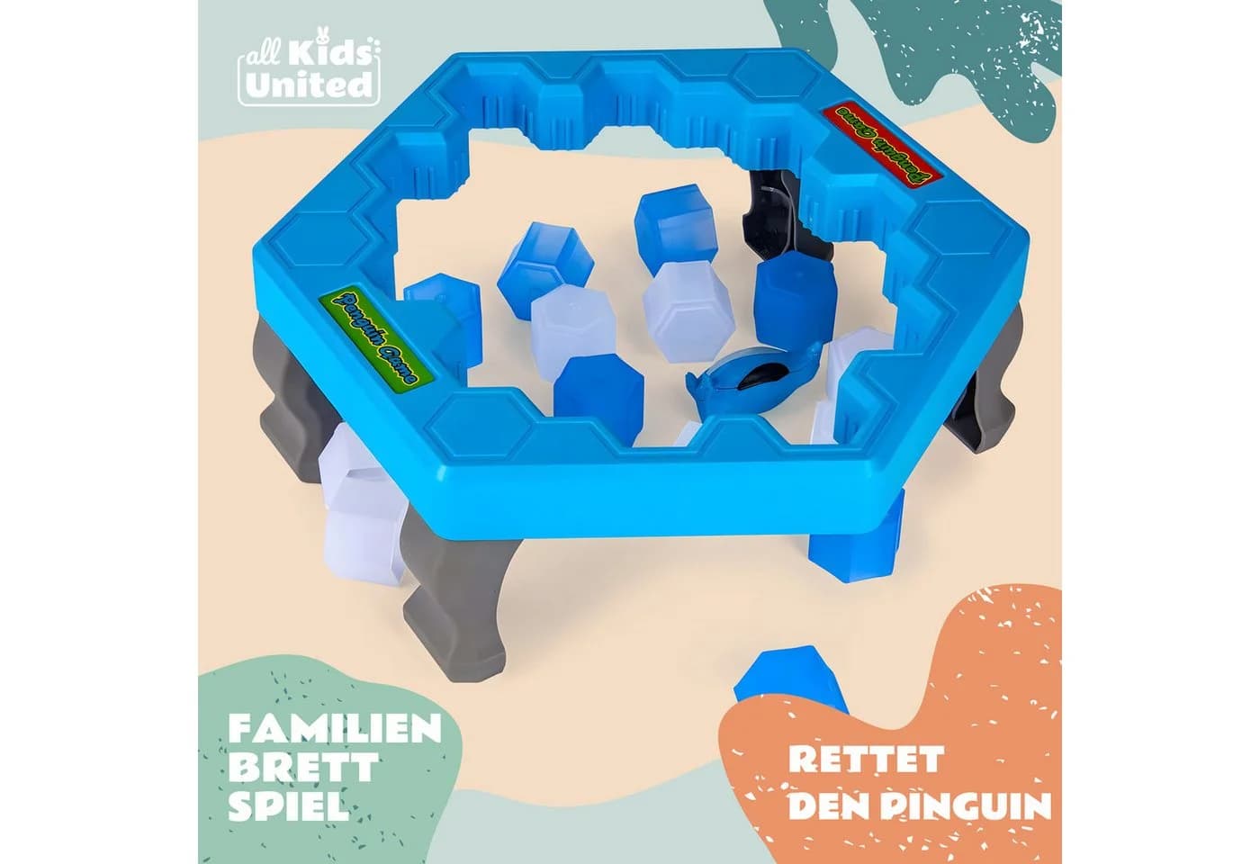 ALL KIDS UNITED Rettet den Pinguin Brettspiel - Familienspiel 3-12 - Bild 3