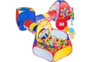 all Kids United Spielzelt XXL PopUp mit Tunnel und Bällebad Bunt Bild 2