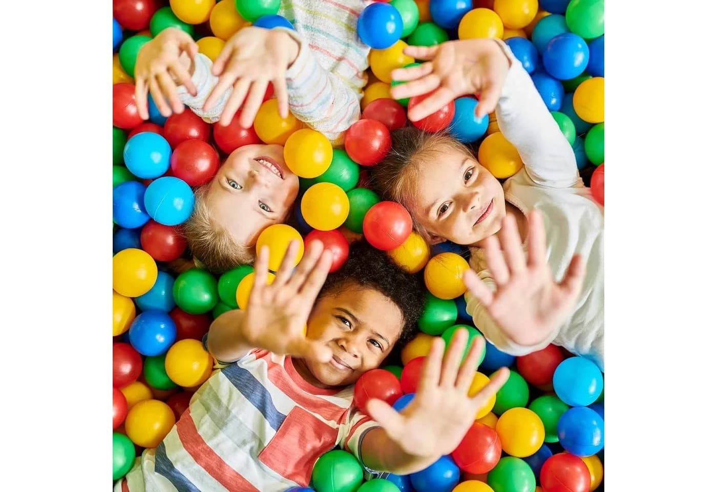 all Kids United Spielzelt XXL PopUp mit Tunnel und Bällebad Bunt - Bild 5