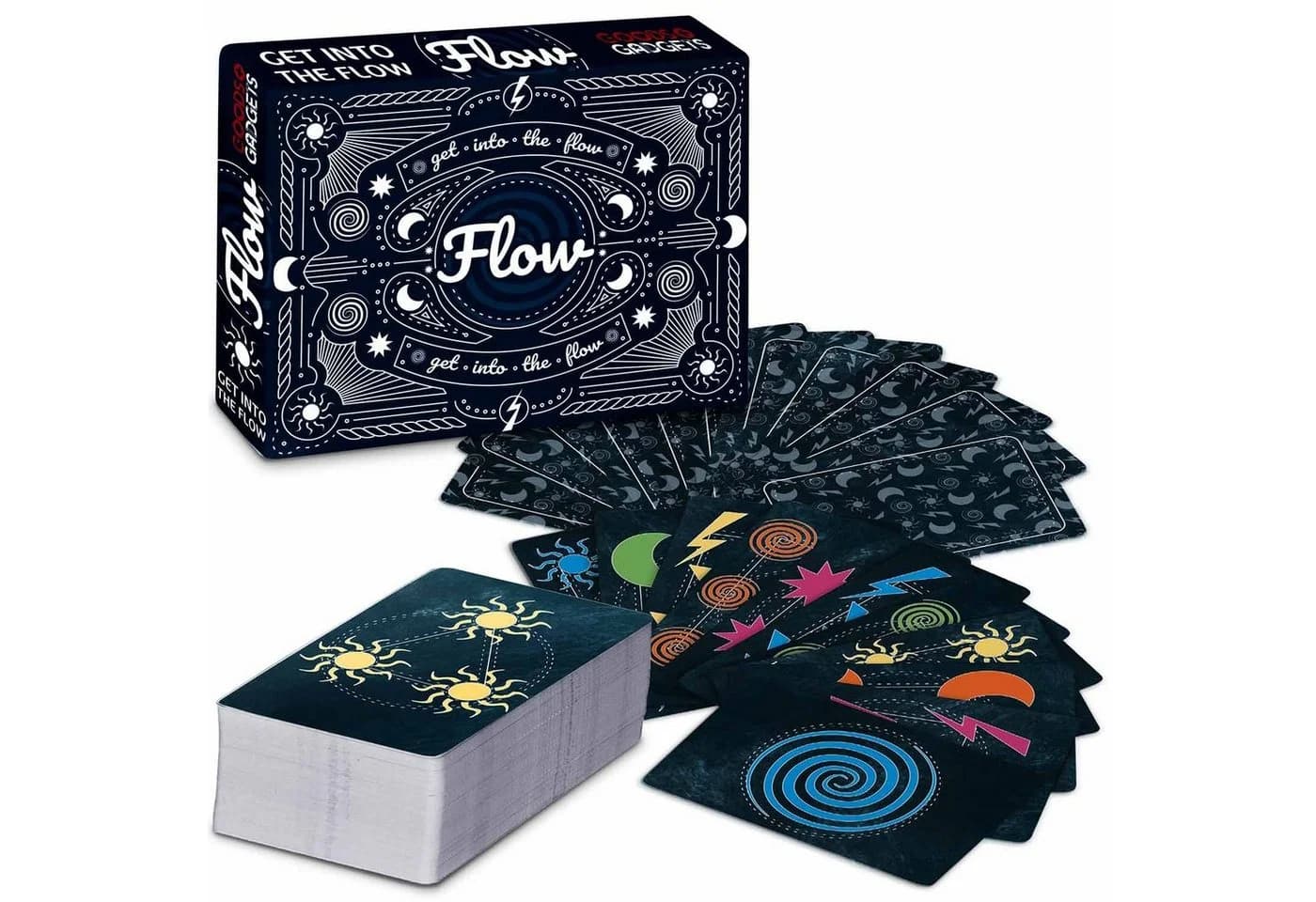 Goods+Gadgets Flow Speed-Kartenspiel für 2-4 Spieler