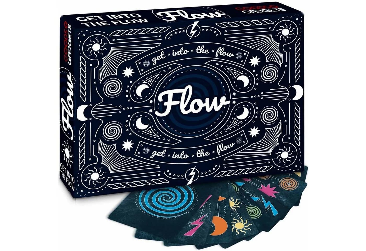 Goods+Gadgets Flow Speed-Kartenspiel für 2-4 Spieler - Bild 2
