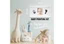 all Kids United Baby Fotorahmen Hand- und Fußabdruck Set Holzrahmen Bild 1