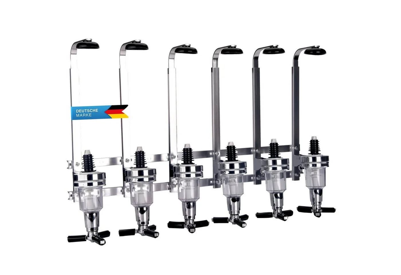 Goods+Gadgets Wandmontierter Flaschenhalter & Bar Butler mit 4cl-Dosierer - Bild 3