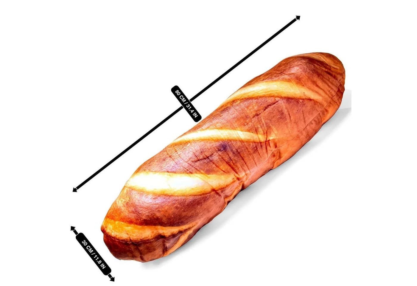 Feluna Brotkissen Baguette Zierkissen Stoffkissen Wohnaccessoires