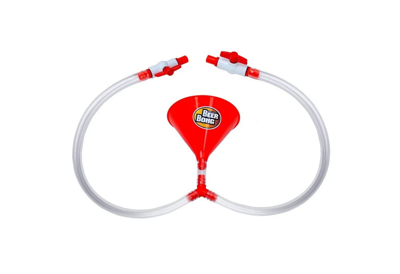 Goods+Gadgets Biertrichter mit Ventil – Party-Bier-Bong Trinkspiel, Kunststoff - Bild 2