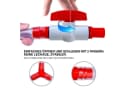 Goods+Gadgets Biertrichter mit Ventil – Party-Bier-Bong Trinkspiel, Kunststoff Bild 4