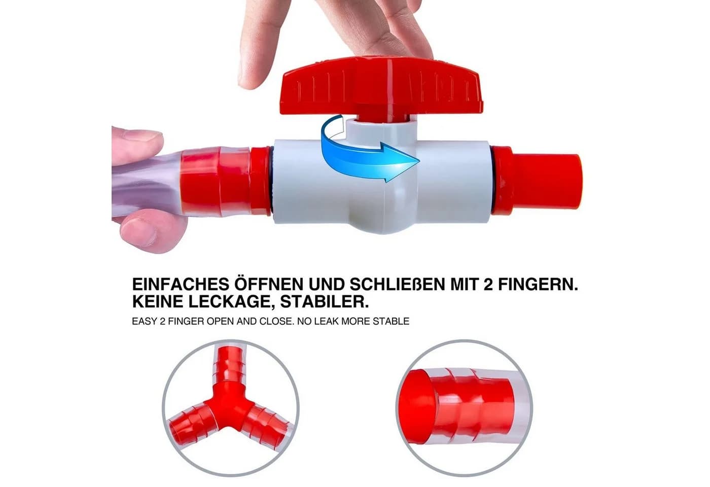 Goods+Gadgets Biertrichter mit Ventil – Party-Bier-Bong Trinkspiel, Kunststoff - Bild 4