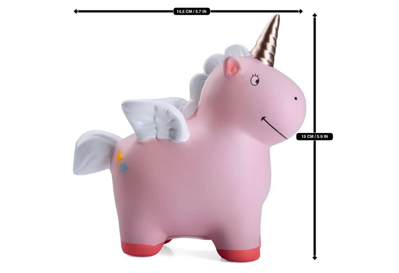 Goods+Gadgets Spardose Keramik Rosa Personalisierbar - Bild 3