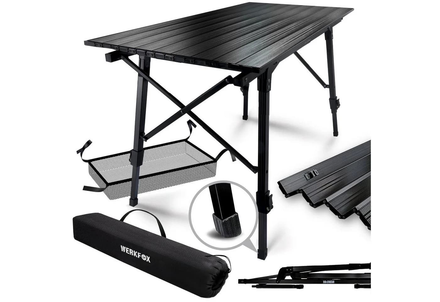 Goods+Gadgets Campingtisch Aluminium – Leicht, faltbar & wetterfest - Bild 2