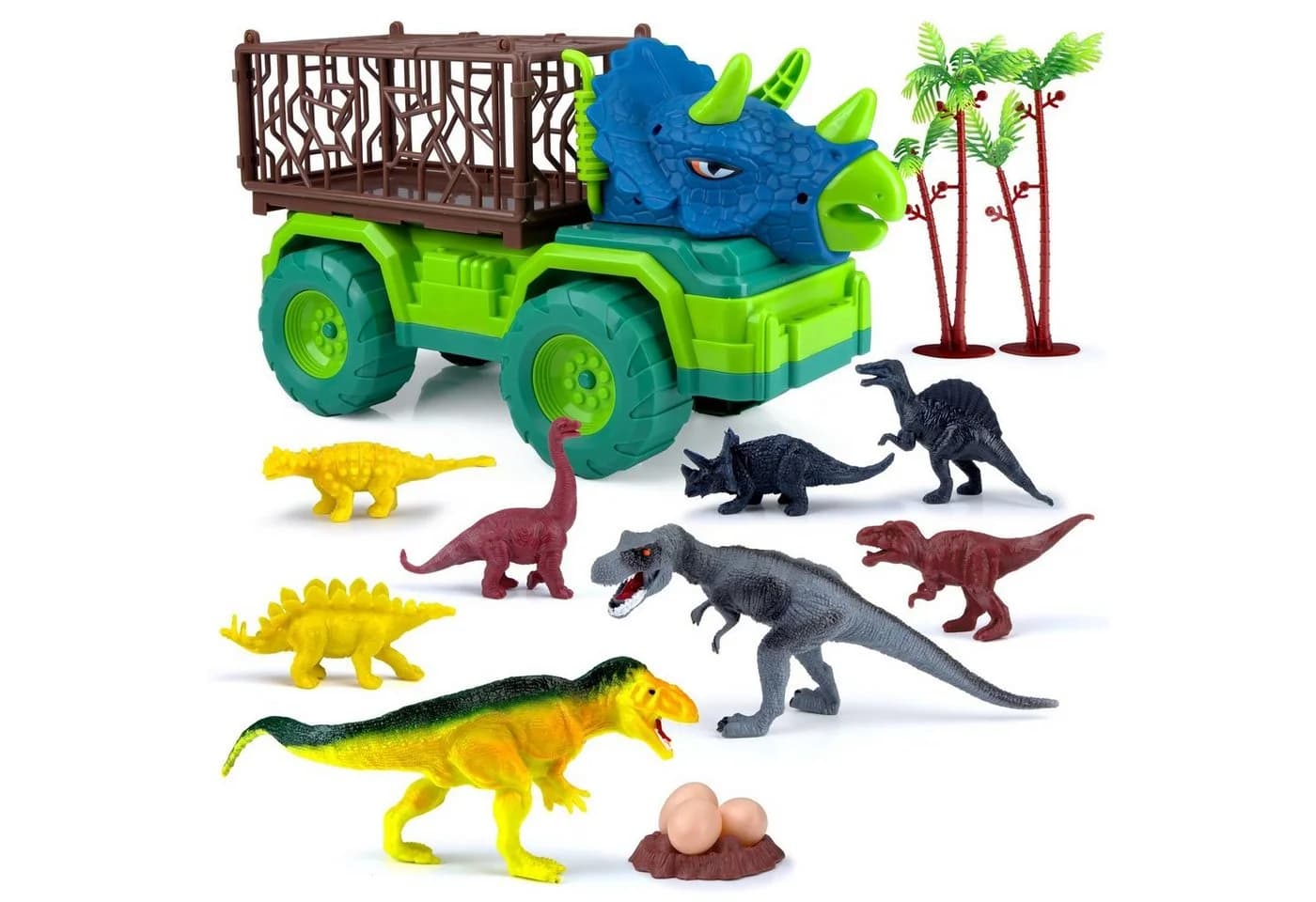 Goods+Gadgets Dinosaurier Spielset mit Figuren, Truck & Spielmatte - Bild 2