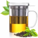 Dimono Teeglas 450 ml mit Sieb & Deckel – Glas Teebereiter Deluxe Bild 2