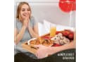 DIMONO Bambus Bett Tablett – Klappbares Frühstücks- & Serviertablett mit Beinen Bild 5