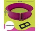 Goods+Gadgets Silikon Springform 23 cm mit Glasboden Antihaft Bild 3