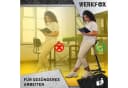 Werkfox Ergonomischer Stehhocker Schwarz Höhenverstellbar Bild 3
