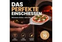 DIMONO Pizzaschieber XXL mit Holzgriff - Antihaft Metall Pizzaheber Bild 1