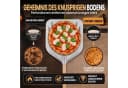 DIMONO Pizzaschieber XXL mit Holzgriff - Antihaft Metall Pizzaheber Bild 3