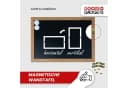 Goods+Gadgets Magnettafel Holz mit Rahmen & Kreide Bild 4