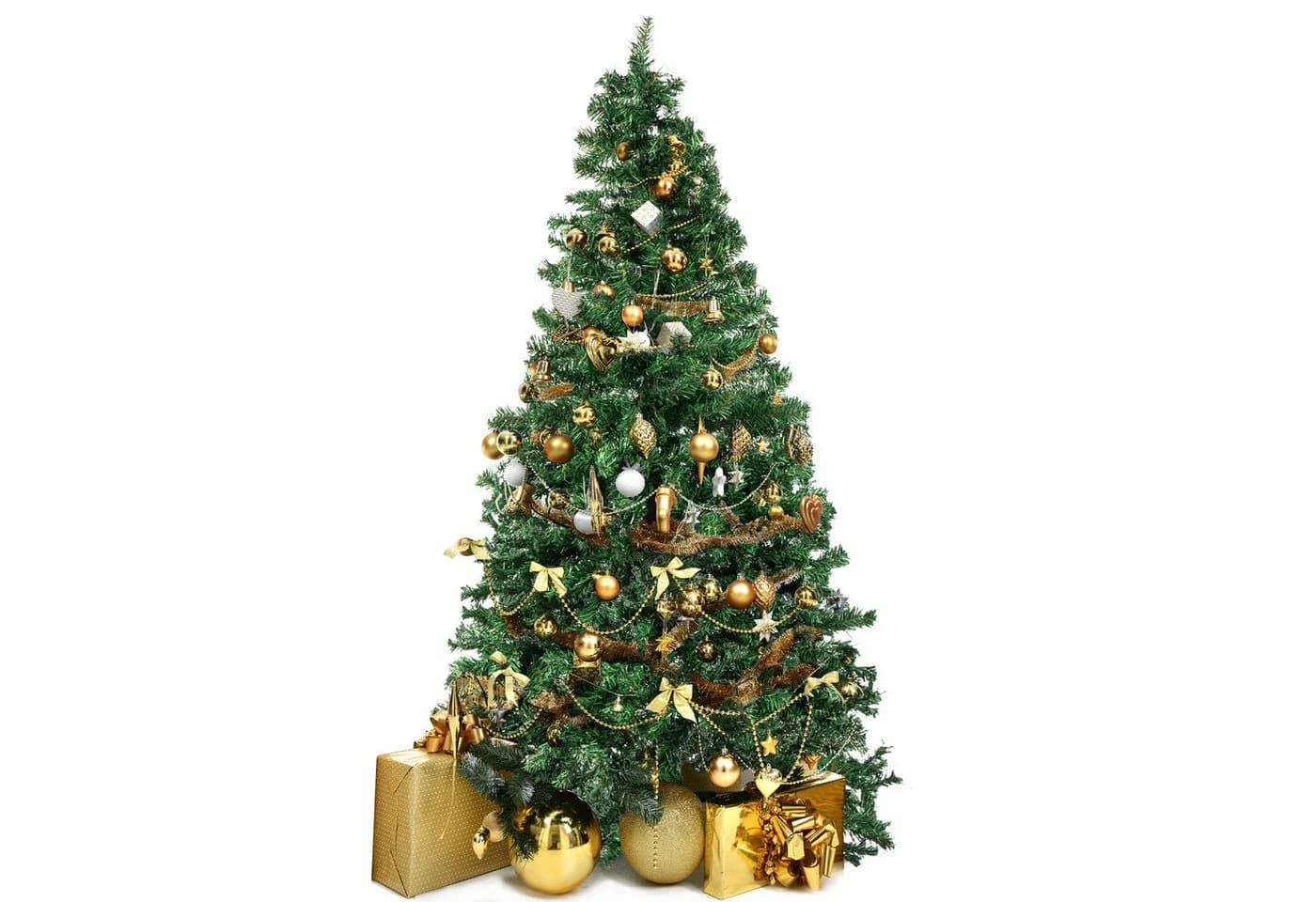 Dimono Künstlicher Weihnachtsbaum XXL Naturgrün mit Ständer und Stecksystem - Bild 2