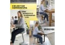 Werkfox Hocker Wackelhocker mit Schwingeffekt Grau Bild 5